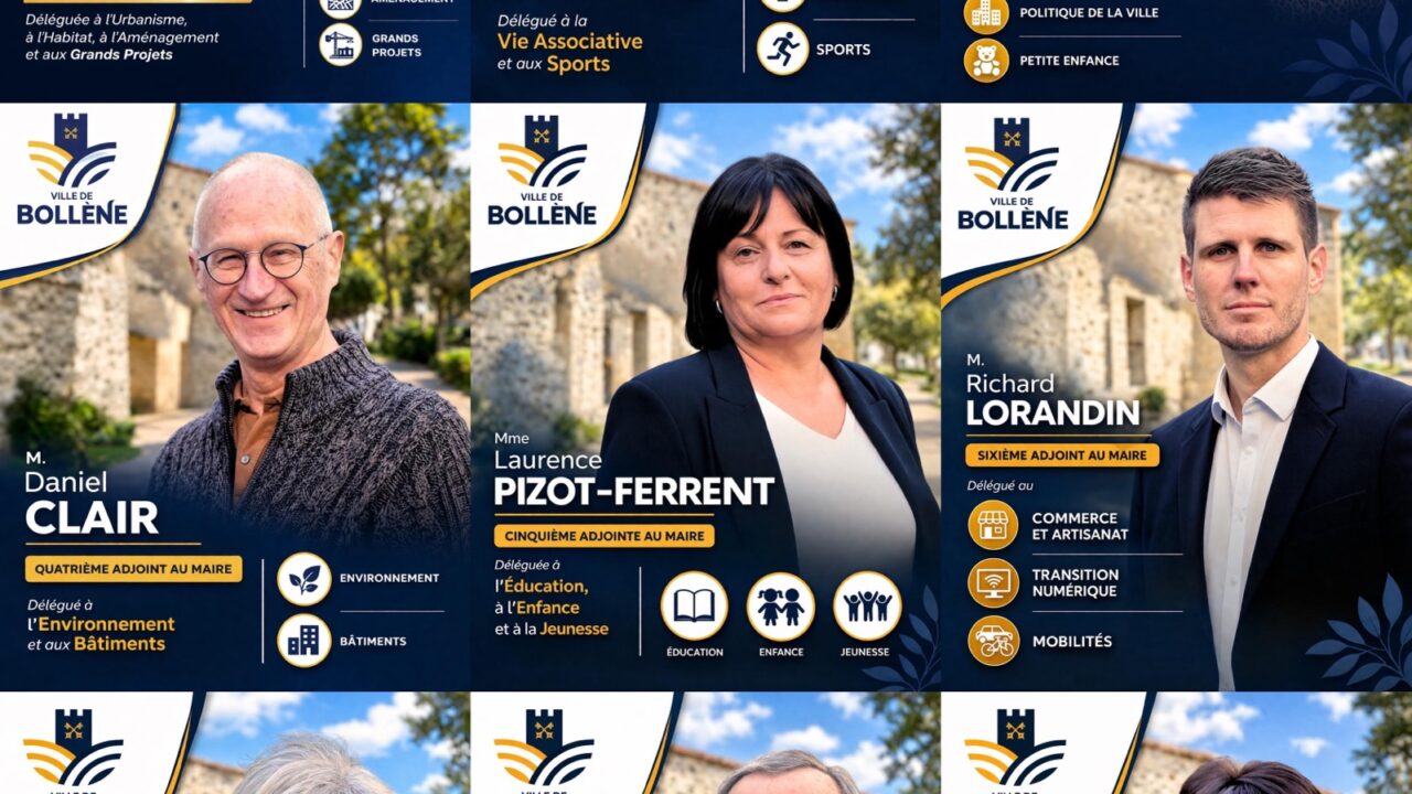 Bollène : une équipe municipale engagée et prête à agir